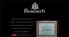 Desktop Screenshot of joiningtheilluminati.com