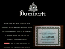 Tablet Screenshot of joiningtheilluminati.com